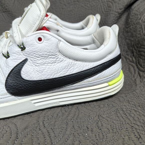Nike Lunar Waverly Spikeless Golf Men's Shoes White Black Sneakers Size 12 - Picture 4 of 12